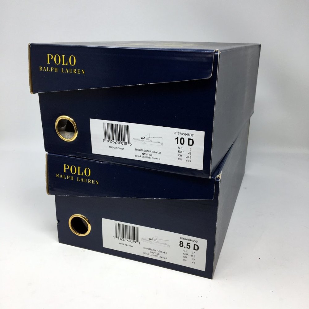 Polo Ralph Lauren Mens Thompson Bear Lights Shoes - Picture 10 of 10